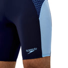 Speedo - Endurance+ Max Splice Swim Jammer - Navy/Blue - Model Side Close Up