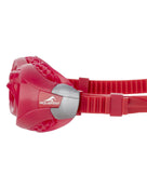 Aquafeel Junior Ergonomic Swim Goggles - Red - Product Side
