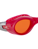 Aquafeel Junior Ergonomic Swim Goggles - Red - Product Lens