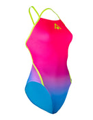 Aqua Sphere - Essential Diamond Back Swimsuit - Multi/Yellow - Product Side/Front