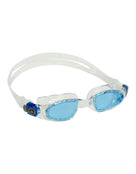 Aquasphere - Mako Swim Goggles - Tinted Lens - Transparent/Blue - Front/Right Side