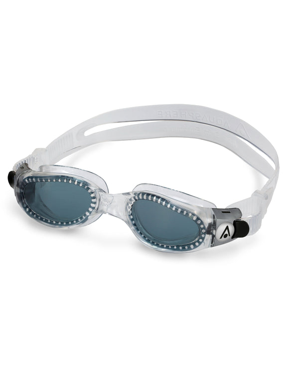 Aquasphere - Kaiman Small Fit Goggles - Tinted Lens - Transparent/Black -Product Front/Side