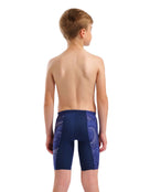 Arena - Boys Fireflow Swim Jammer - Navy/Ream Navy - Model Back