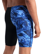 Arena - Crackle Swim Jammer - Black/Team Royal - Model Back Close Up