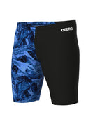 Arena - Crackle Swim Jammer - Black/Team Royal - Product Front