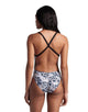 Arena - Earth XCross Back Swimsuit - Black/Multi - Model Front