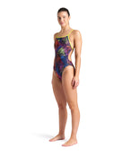 Arena - Energy Booster Back Swimsuit - Model Front Full Body