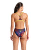Arena - Energy Booster Back Swimsuit - Green/Black Multi - Model Front