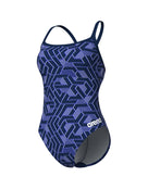 Arena - Escape Challenge Back Swimsuit - Navy Team - Product Front