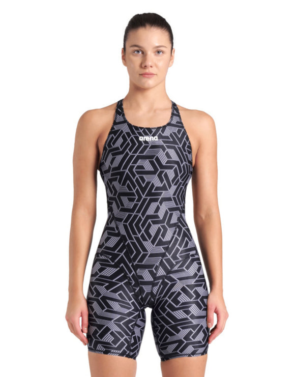 Arena - Escape Full Body Kneesuit - Black/Multi - Model Front