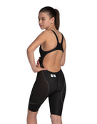 Arena - Girls Girls Powerskin ST NEXT Open Back - Black - Model Back