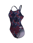 Arena - Kikko Pro Challenge Back Swimsuit - Navy/Multi - Product Front