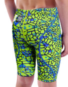 Arena - Limited Edition Boys Powerskin ST NEXT Jammer - Snake Green - Model Back/Side