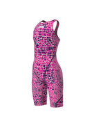Arena - Limited Edition Girls Powerskin ST NEXT Open Back - Snake Pink - Product Front
