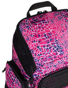 Arena - Limited Edition One Go 45L Backpack - Snakeskin Pink - Product Top Close Up
