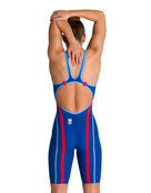 Powerskin Carbon Core FX Kneeskin Open Back - Ocean Blue