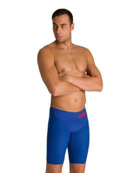 Arena - Powerskin Carbon Glide Jammer - Ocean Blue - Model Front