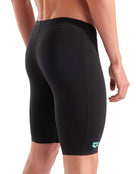 Arena - Sea Water Swim Jammer - Black/Water - Model Back Close Up