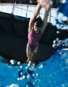 Arena-Snakeskin-Challenge-Back-Swimsuit-Black-Pink