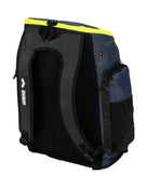 Arena - Spiky III Backpack - 45L - Navy/Neon Yellow - Product Back