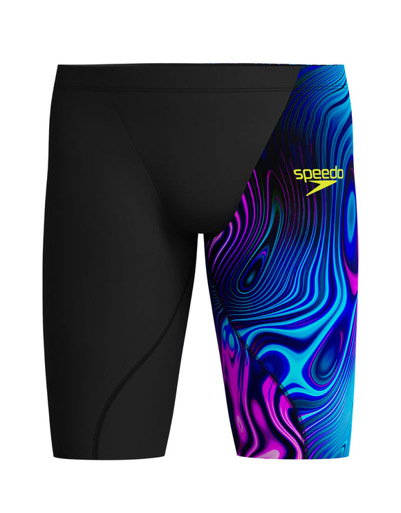 Speedo - Boys Fastskin LZR Ignite Swim Jammer - Black/Purple/Blue - Product Front