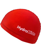 Children's Lycra Fabric Swim Cap - HydroKidz - Red