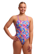 Funkita - Dreamy Weedy Tie Me Tight Swimsuit - Multi - Model Front/Side