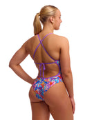 Funkita - Dreamy Weedy Tie Me Tight Swimsuit - Multi - Model Back/Side