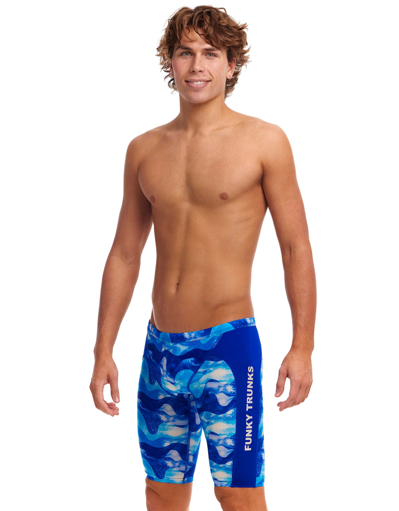 Funky Trunks Dive In Swim Jammers Blue Simply Swim Simply Swim UK