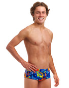 Boys Mixed Mess Sidewinder Swim Trunks - Blue/Multi