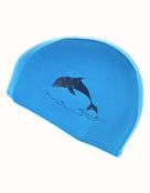 Kids Printed Polyester Fabric Swim Cap