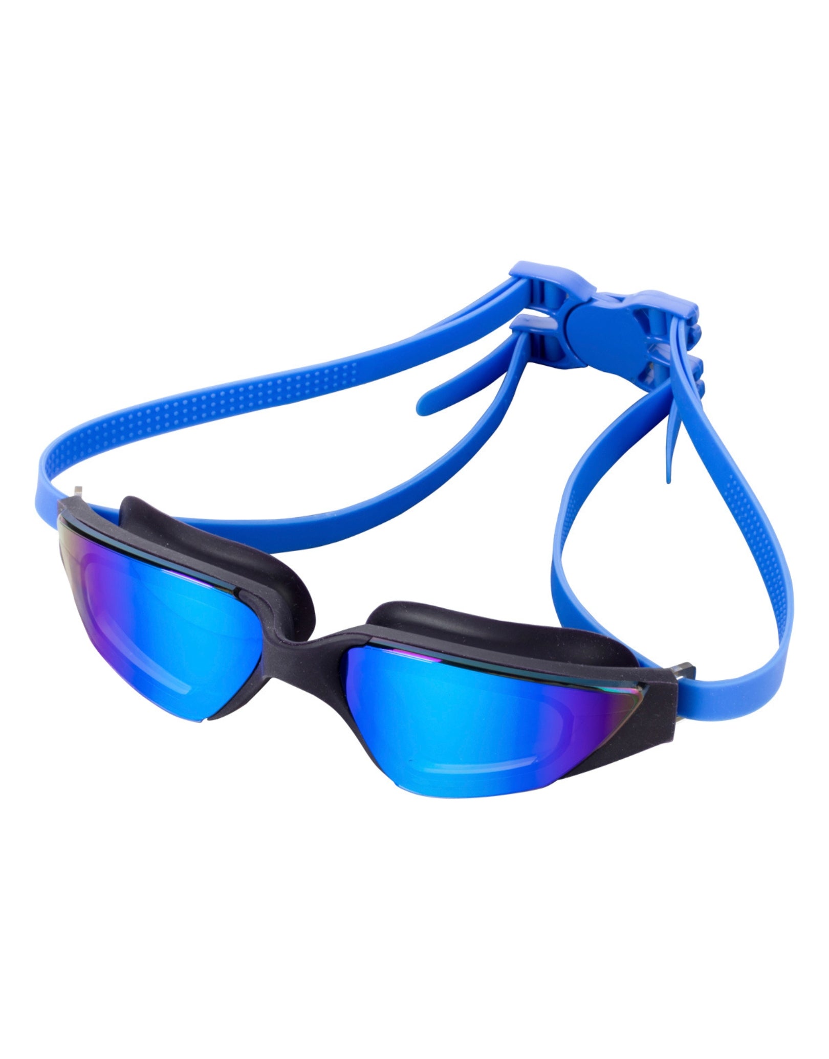 fashy swim goggles Fashy Splash II Mirrored Adult Swim Goggles - Blue/Black | Simply Swim