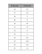Fashy/Aquafeel - Shoe Size Guide