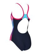 Zoggs - Flashdrive Strikeback Swimsuit - Blue/Pink - Product Back