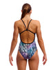 Funkita - Womens Fly Dye Single Strap Swimsuit - Multi - Model Front