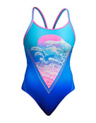 Funkita - Womens Flying Flipper Diamond Back Swimsuit - Product Front