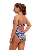 Funkita - Girls Princess Pageant Diamond Back Swimsuit - Multi - Model Back