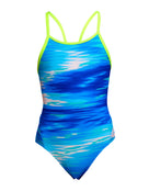Funkita - Girls Sea Breeze Diamond Back Swimsuit - Product Front