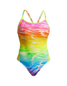 Funkita - Womens Lake Acid Diamond Back Swimsuit - Product Front