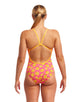 Mark Spritz Single Strap Swimsuit - Pink/Yellow