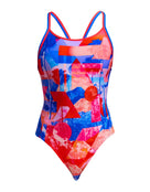 Funkita - Womens Miss Adventure Diamond Back Swimsuit - Product Front
