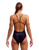 Funkita - Womens Pride Alive Single Strap Swimsuit - Black/Multi - Model Front