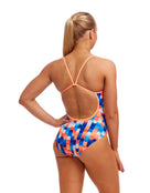 Funkita - Tail End Single Strap Swimsuit - Multi - Model Back/Side