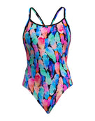 Tickle Torture Diamond Secure Back (Period Proof) Swimsuit - Multi