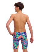 Funky Trunks - Boys Leaving Today Swim Training Jammer - Multi - Model Back
