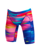 Funky Trunks - Boys Lost Ocean Swim Training Jammer - Blue/Red - Product Front