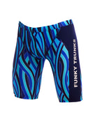 Funky Trunks - Boys Snork City Swim Training Jammer - Blue - Product Front