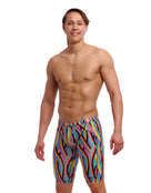 Funky Trunks - Mens Curl Curl Swim Training Jammer - Multi - Model Front