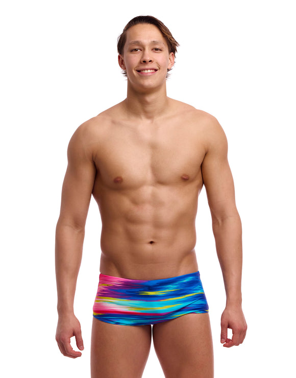 Funky Trunks - Lost Ocean Sidewinder Swim Trunks - Multi - Model Front