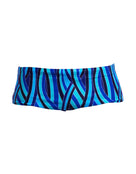 Funky Trunks - Mens Snork City Sidewinder Swim Trunks - Blue - Product Front
